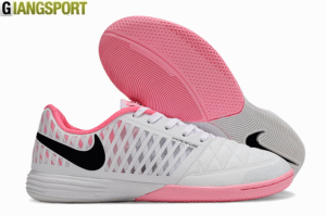 Giày futsal Nike Lunar Gato II IC trắng hồng