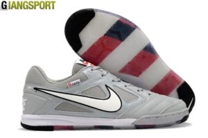 Giày đá banh Nike Supreme x SB Gato xám IC
