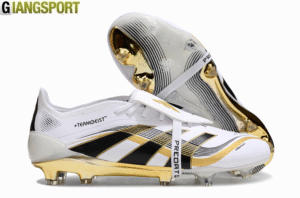 Giày sân cỏ tự nhiên Adidas Predator Elite Tongue FG trắng