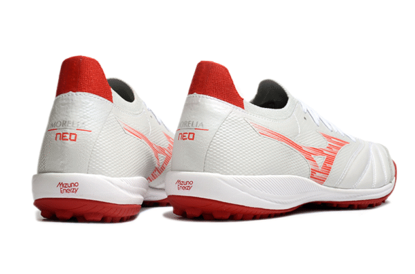 Mizuno Morelia Neo Beta 4 TF trắng đỏ - Image 4
